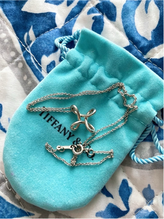 Tiffany & Co. Jewelry - Tiffany & Co. Small Infinity Cross Necklace Sterling Silver Pendant